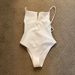 One piece bathing suit